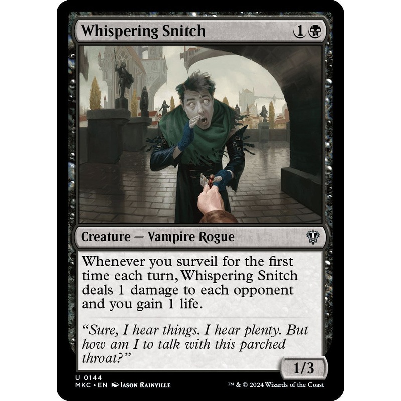 Whispering Snitch [Murders at Karlov Manor Commander]