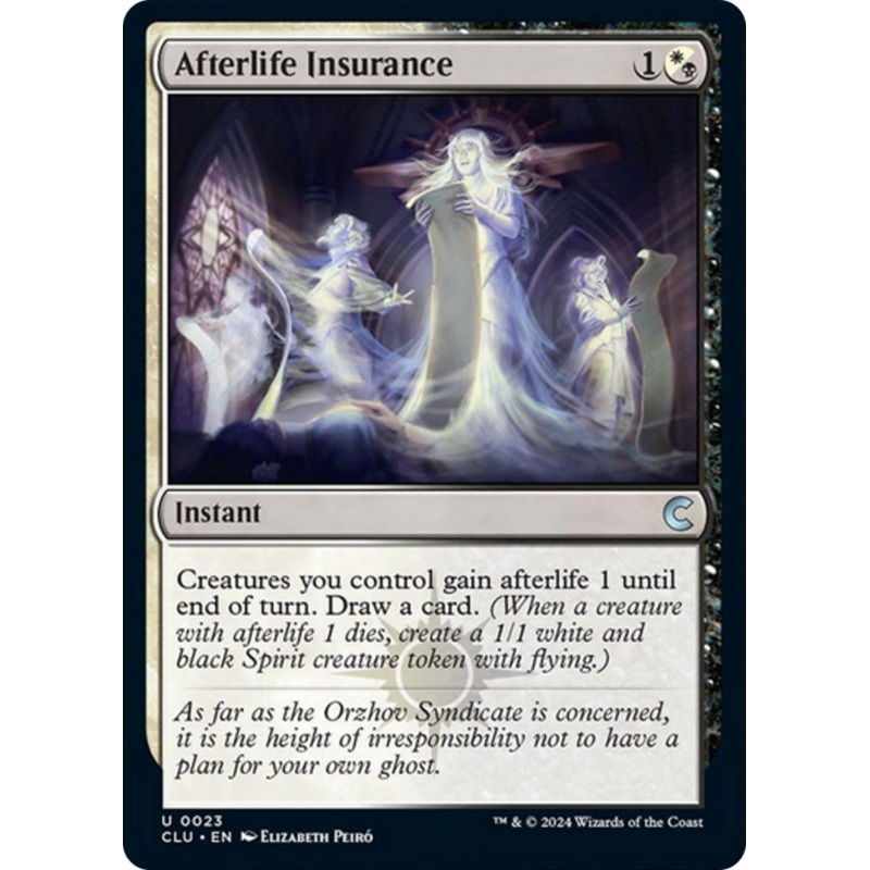 Afterlife Insurance [Ravnica: Clue Edition]
