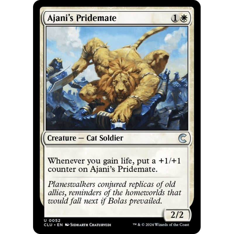 Ajani's Pridemate [Ravnica: Clue Edition]