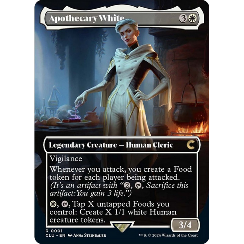 Apothecary White (Borderless) [Ravnica: Clue Edition]