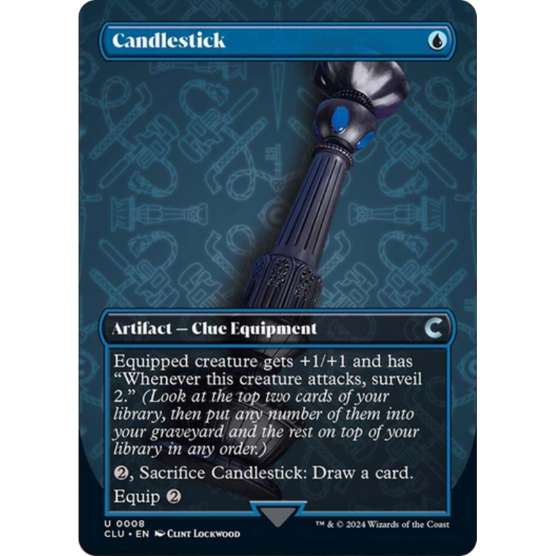 Candlestick (Borderless) [Ravnica: Clue Edition]