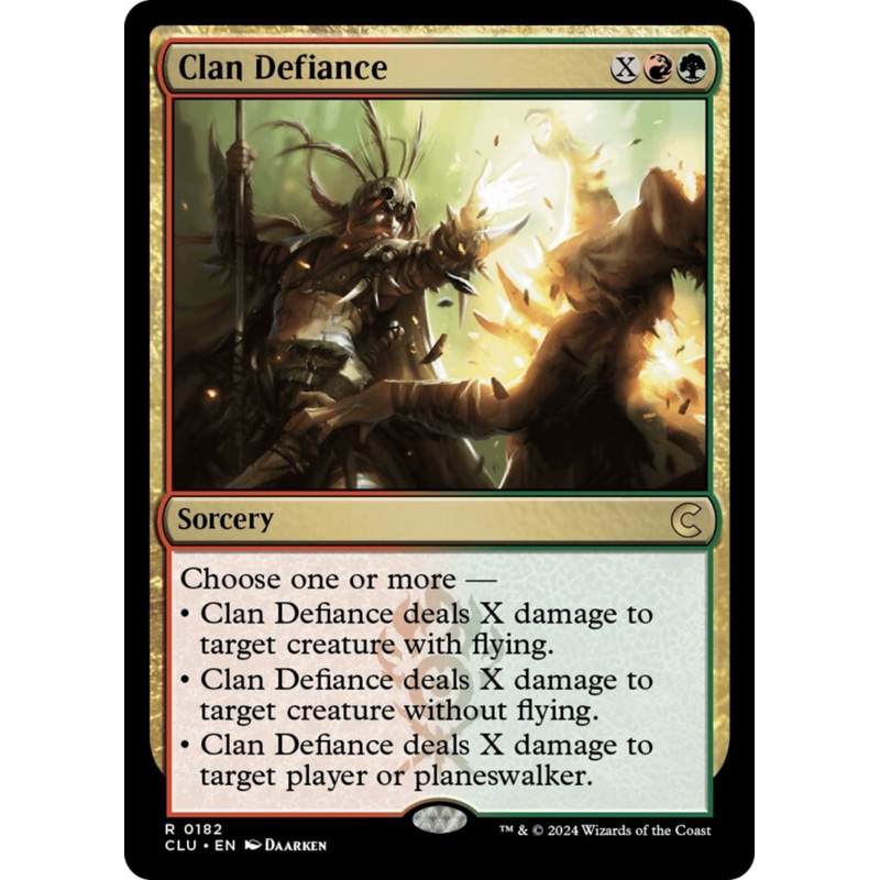 Clan Defiance [Ravnica: Clue Edition]