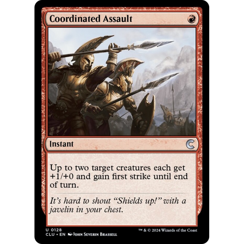 Coordinated Assault [Ravnica: Clue Edition]