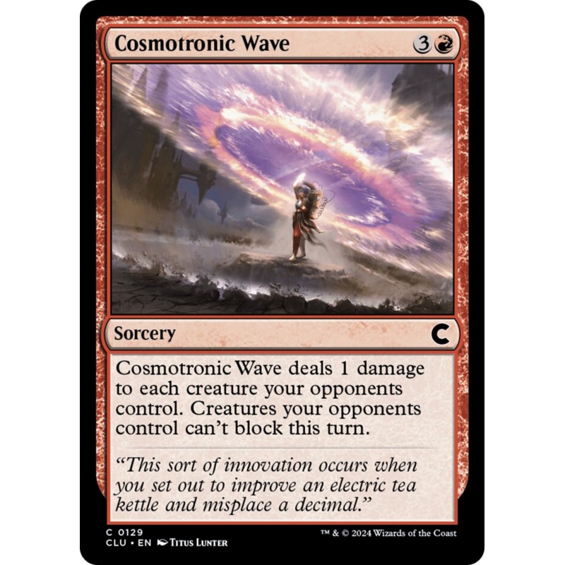 Cosmotronic Wave [Ravnica: Clue Edition]