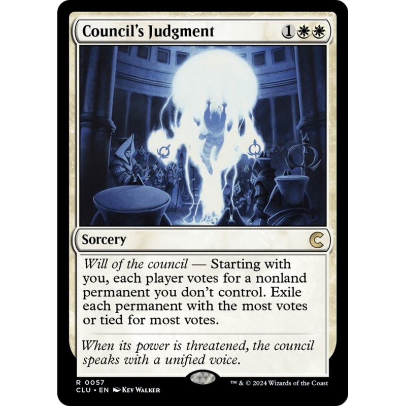 Council's Judgment [Ravnica: Clue Edition]