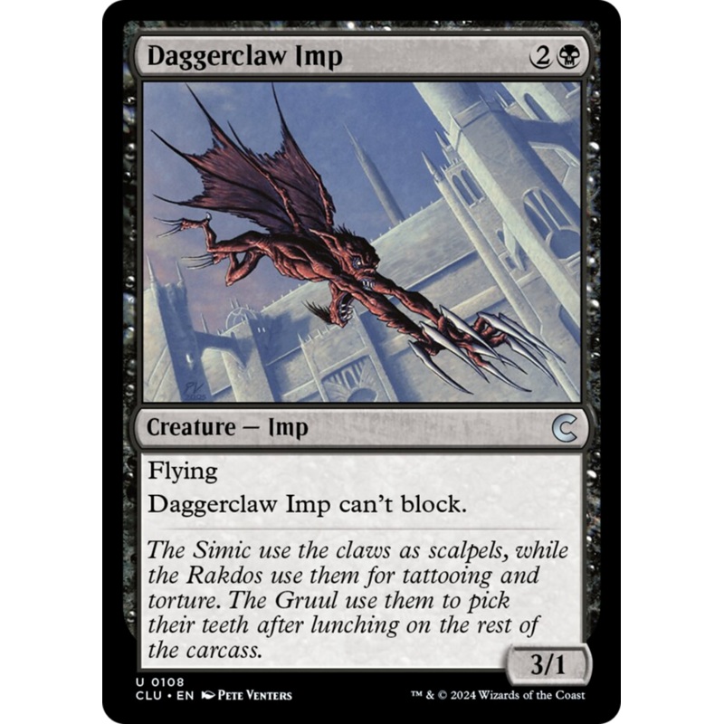 Daggerclaw Imp [Ravnica: Clue Edition]