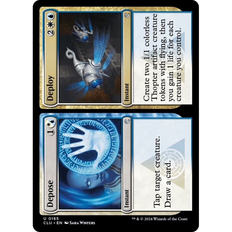 Depose // Deploy [Ravnica: Clue Edition]