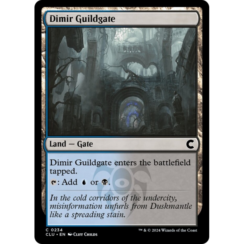 Dimir Guildgate [Ravnica: Clue Edition]