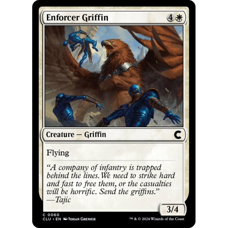 Enforcer Griffin [Ravnica: Clue Edition]