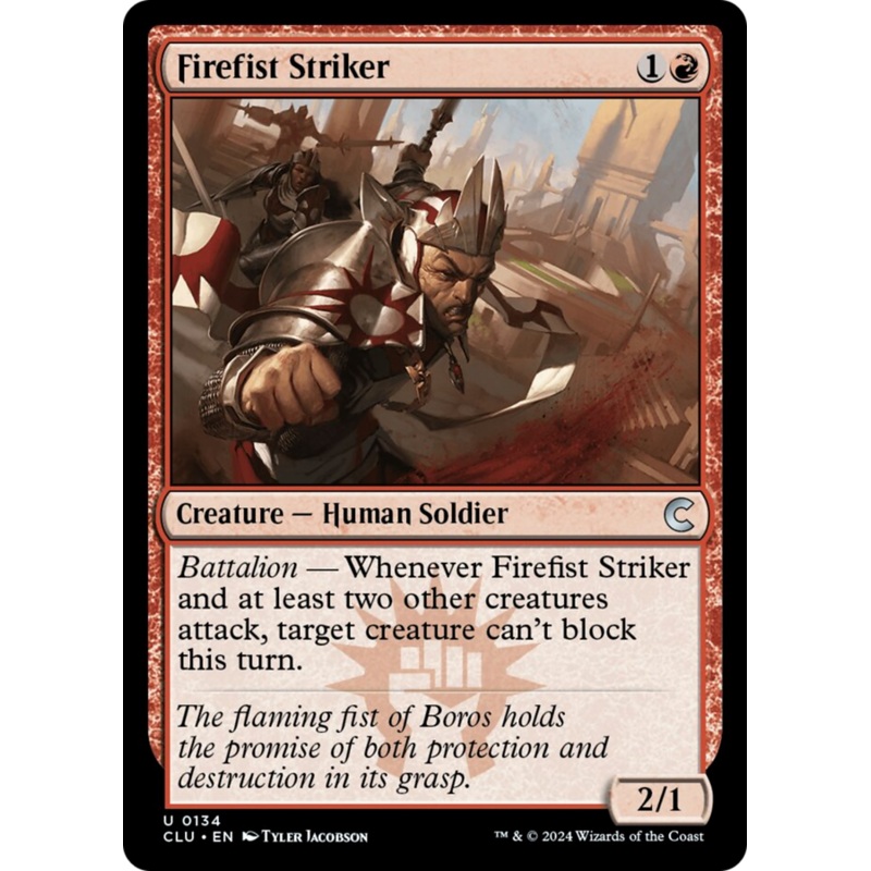Firefist Striker [Ravnica: Clue Edition]