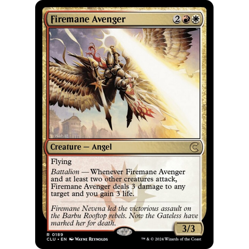 Firemane Avenger [Ravnica: Clue Edition]