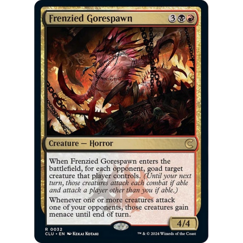 Frenzied Gorespawn [Ravnica: Clue Edition]