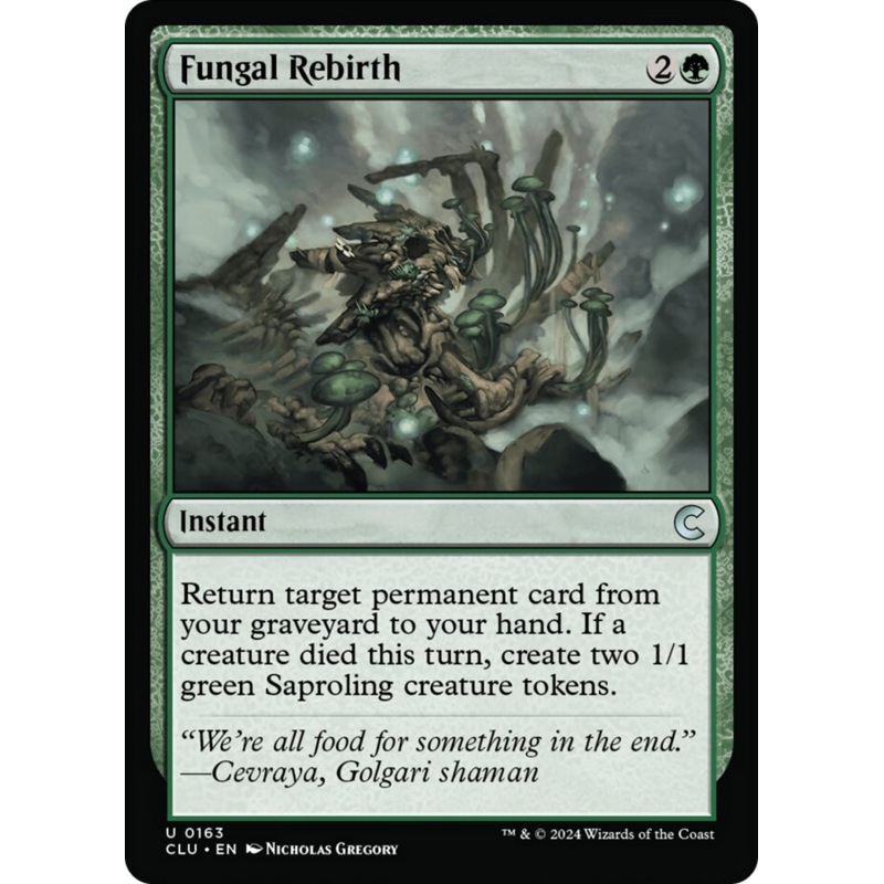 Fungal Rebirth [Ravnica: Clue Edition]