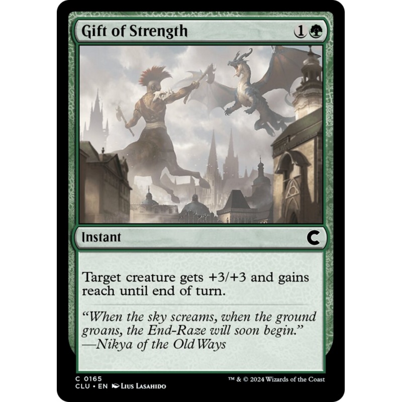 Gift of Strength [Ravnica: Clue Edition]