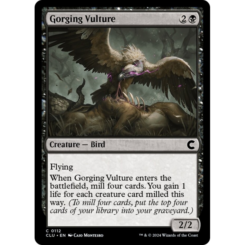 Gorging Vulture [Ravnica: Clue Edition]