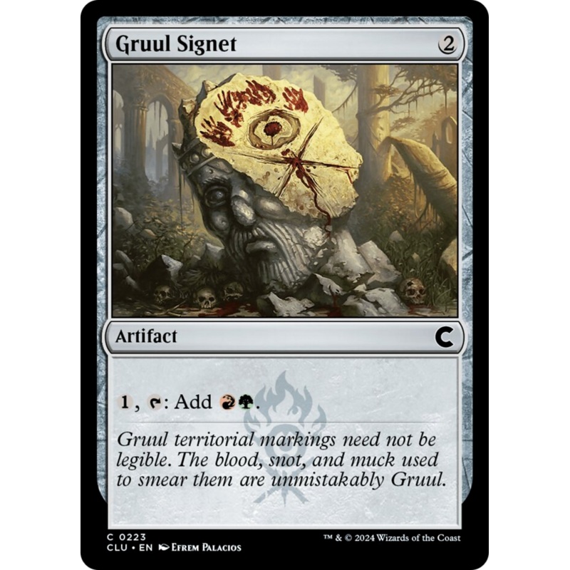 Gruul Signet [Ravnica: Clue Edition]