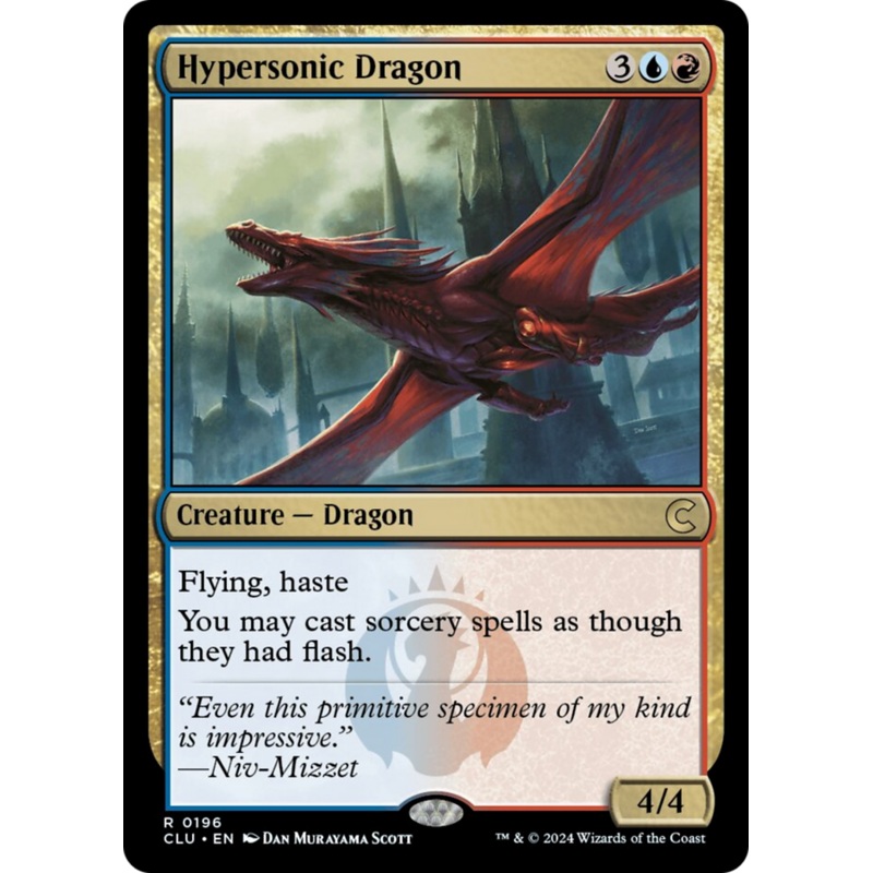 Hypersonic Dragon [Ravnica: Clue Edition]