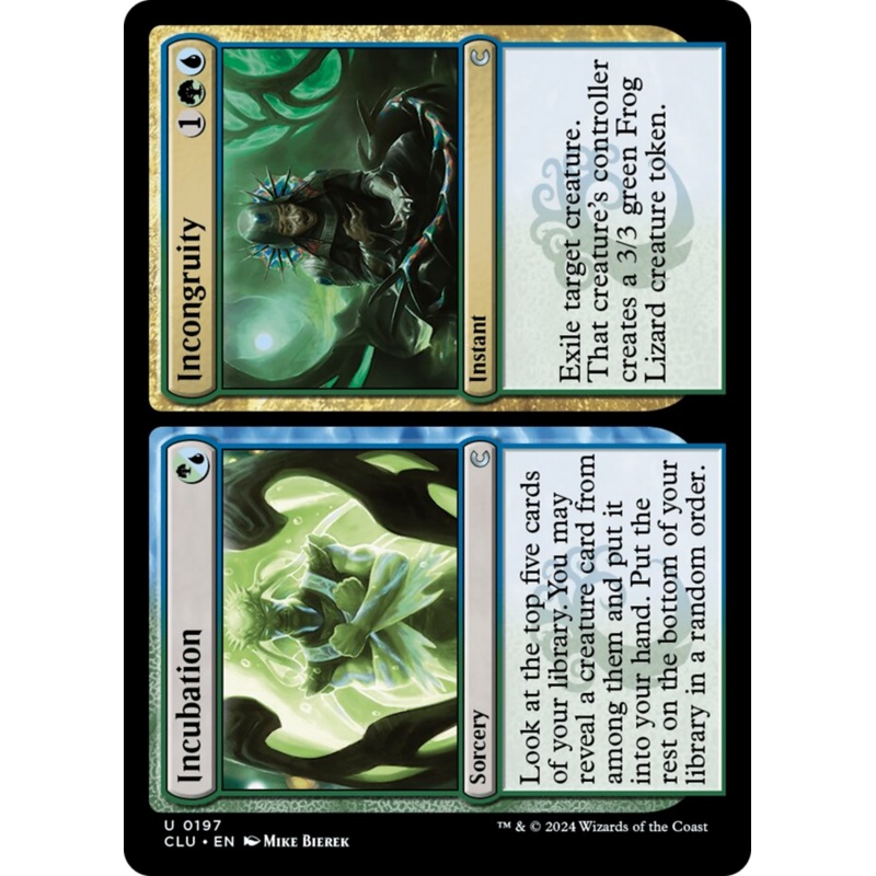 Incubation // Incongruity [Ravnica: Clue Edition]