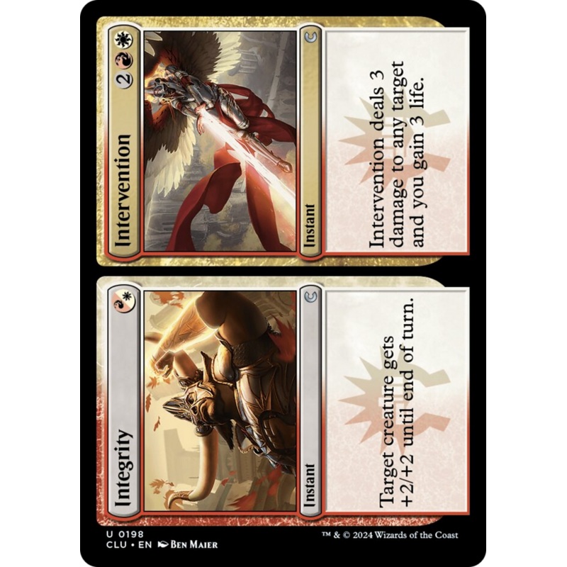 Integrity // Intervention [Ravnica: Clue Edition]