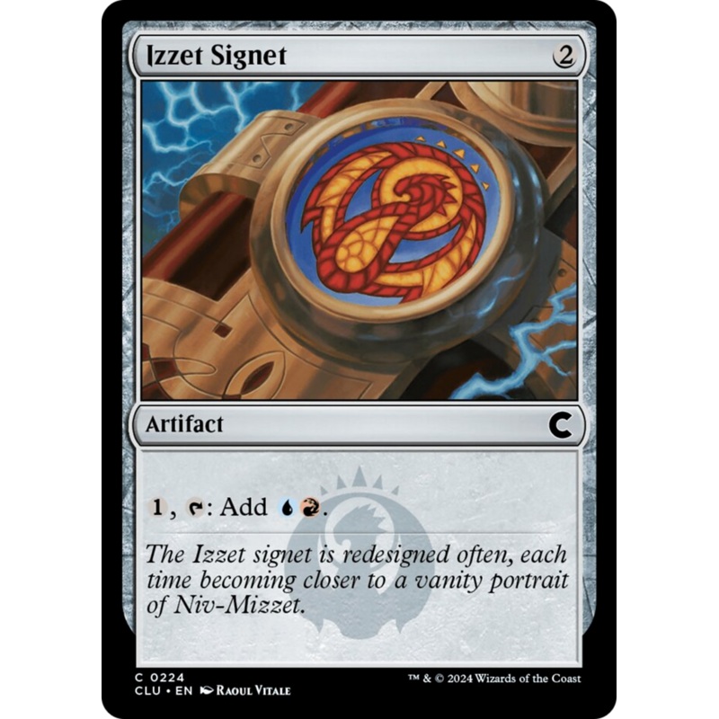 Izzet Signet [Ravnica: Clue Edition]