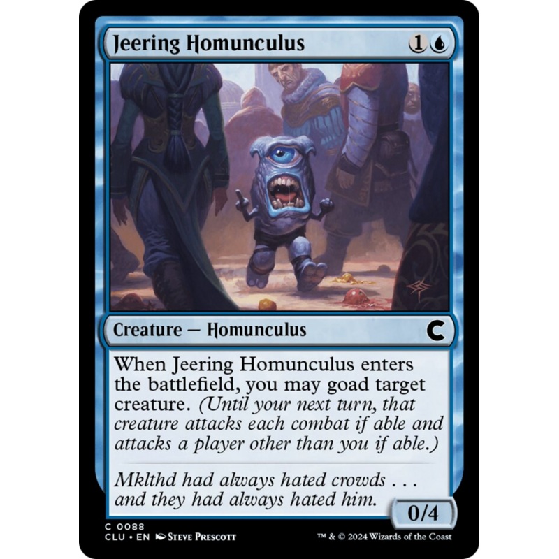 Jeering Homunculus [Ravnica: Clue Edition]