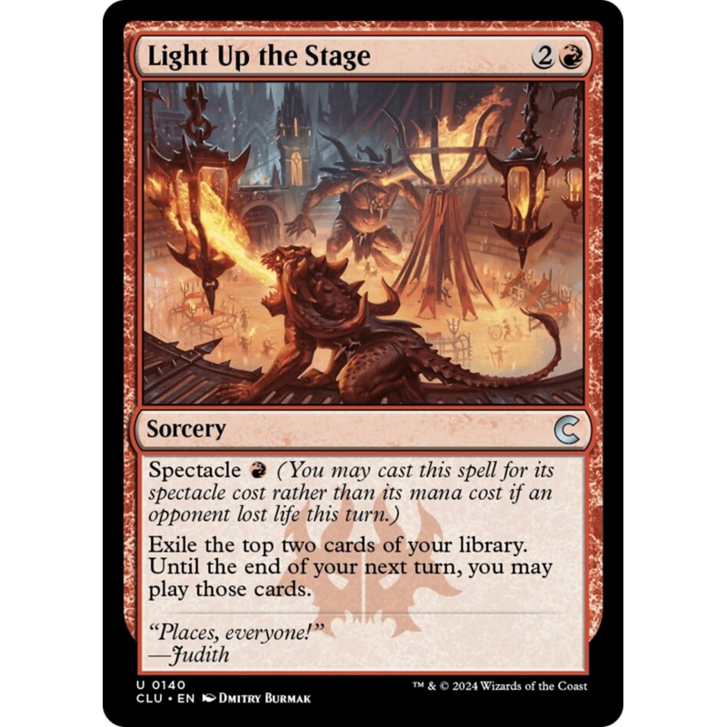 Light Up the Stage [Ravnica: Clue Edition]