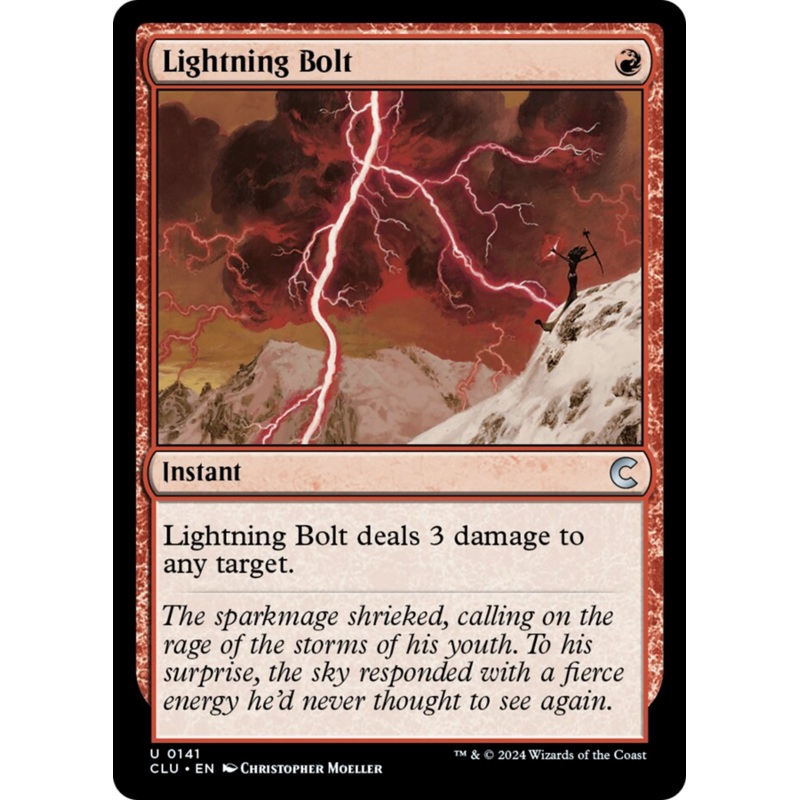 Lightning Bolt [Ravnica: Clue Edition]