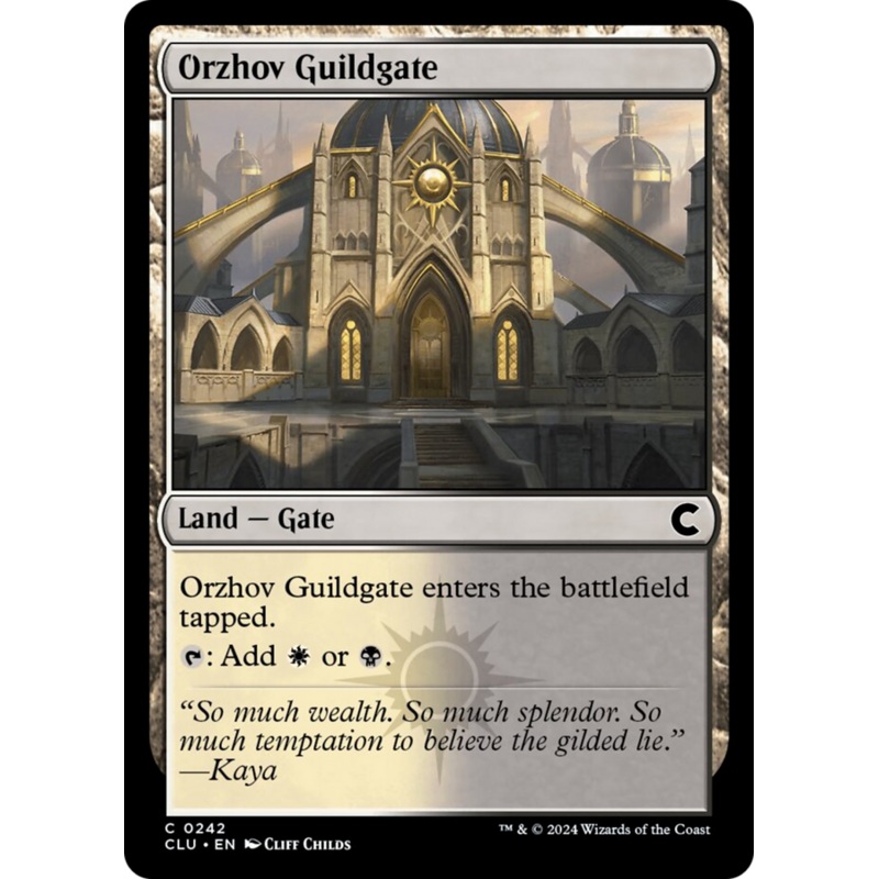 Orzhov Guildgate [Ravnica: Clue Edition]
