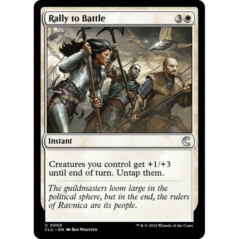Rally to Battle [Ravnica: Clue Edition]