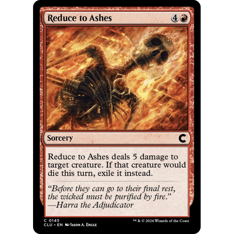 Reduce to Ashes [Ravnica: Clue Edition]