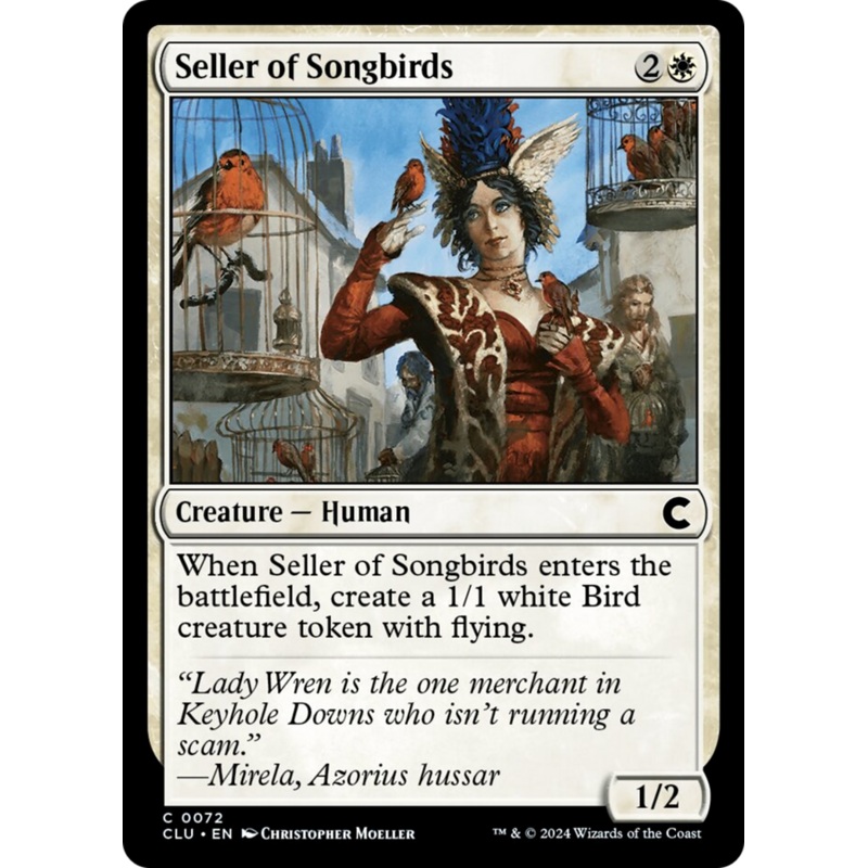 Seller of Songbirds [Ravnica: Clue Edition]