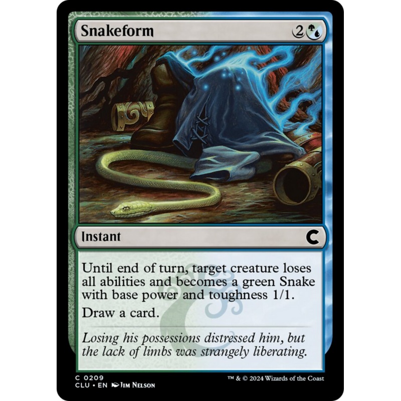 Snakeform [Ravnica: Clue Edition]