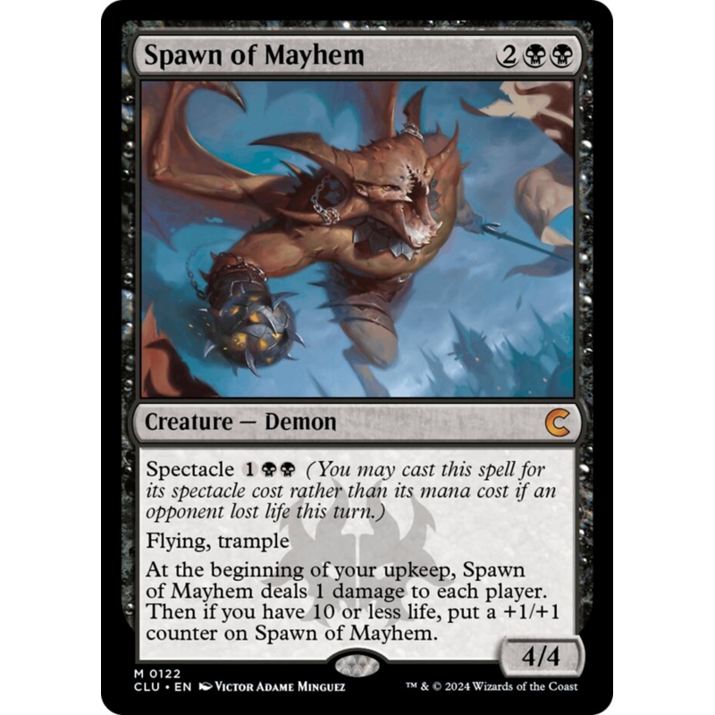 Spawn of Mayhem [Ravnica: Clue Edition]