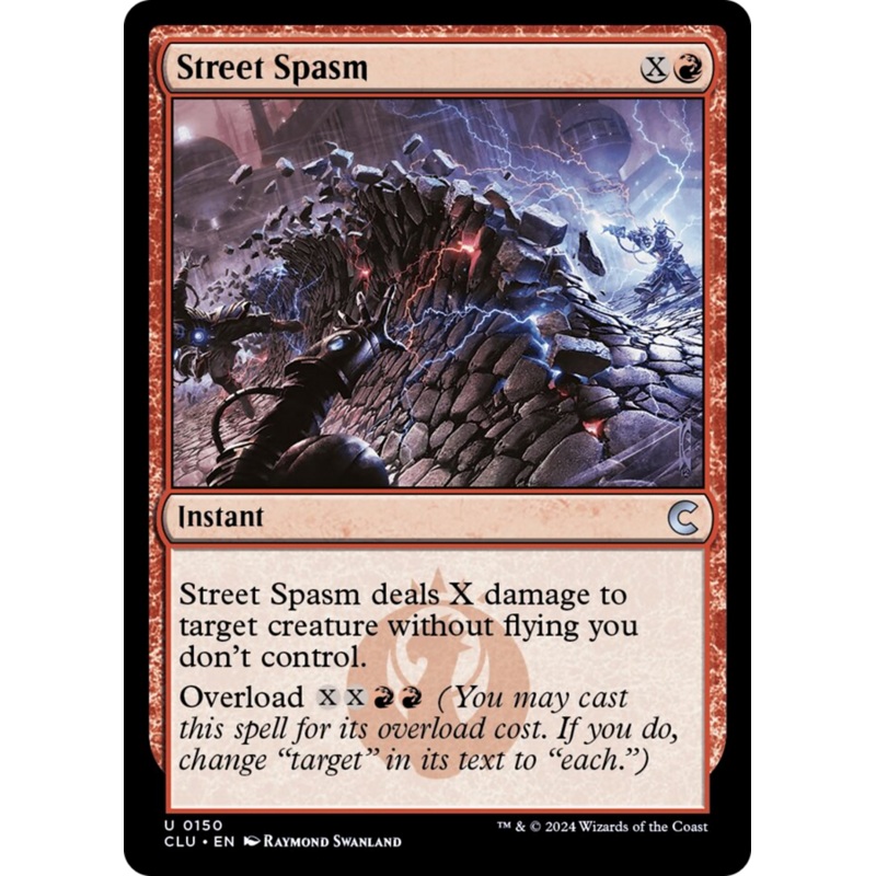 Street Spasm [Ravnica: Clue Edition]