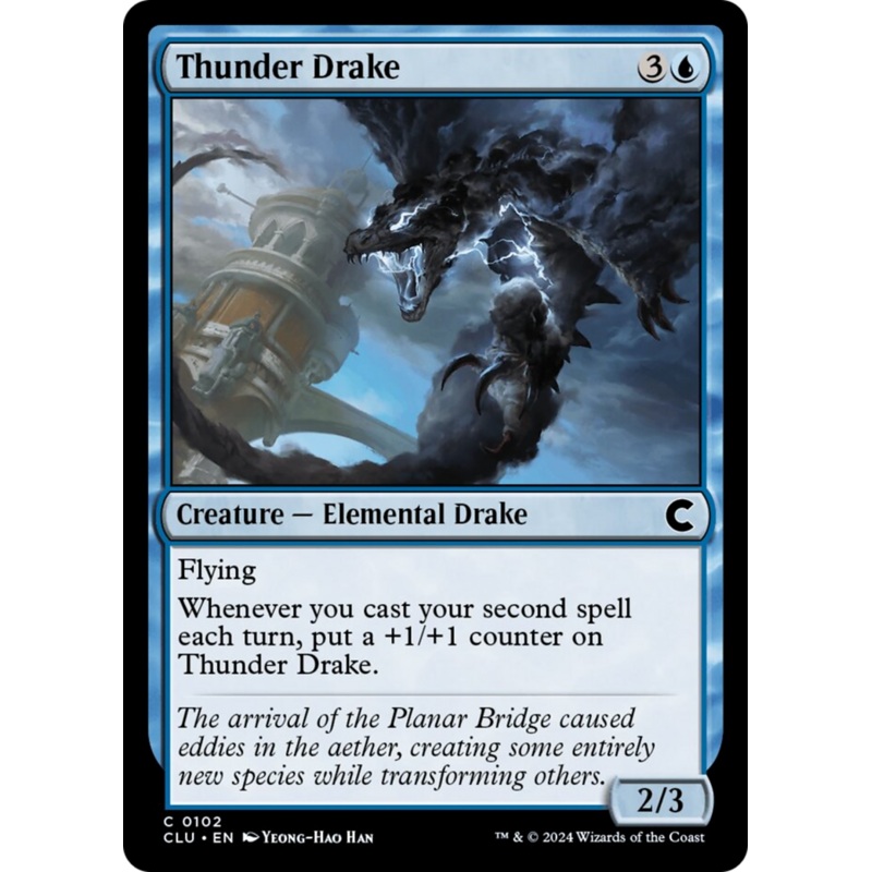 Thunder Drake [Ravnica: Clue Edition]