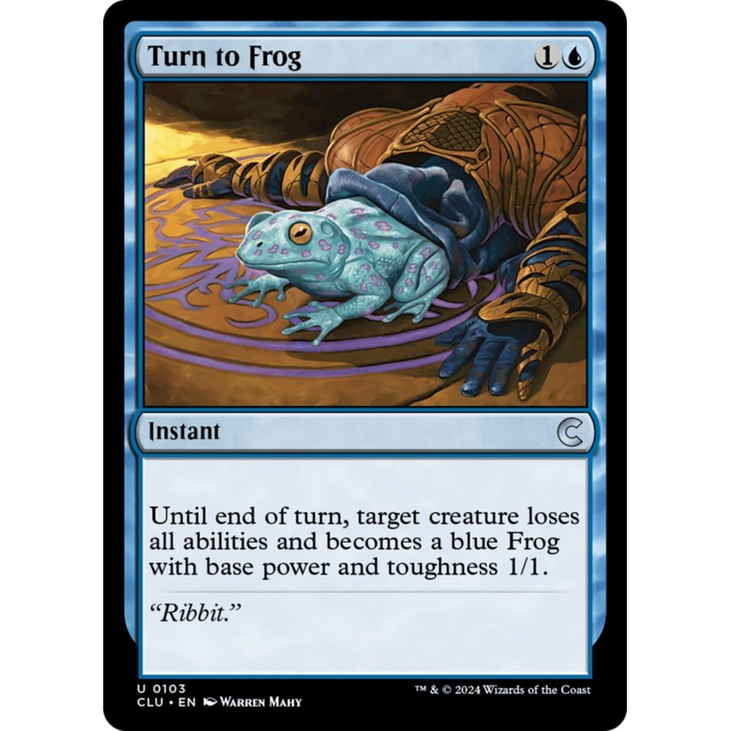 Turn to Frog [Ravnica: Clue Edition]