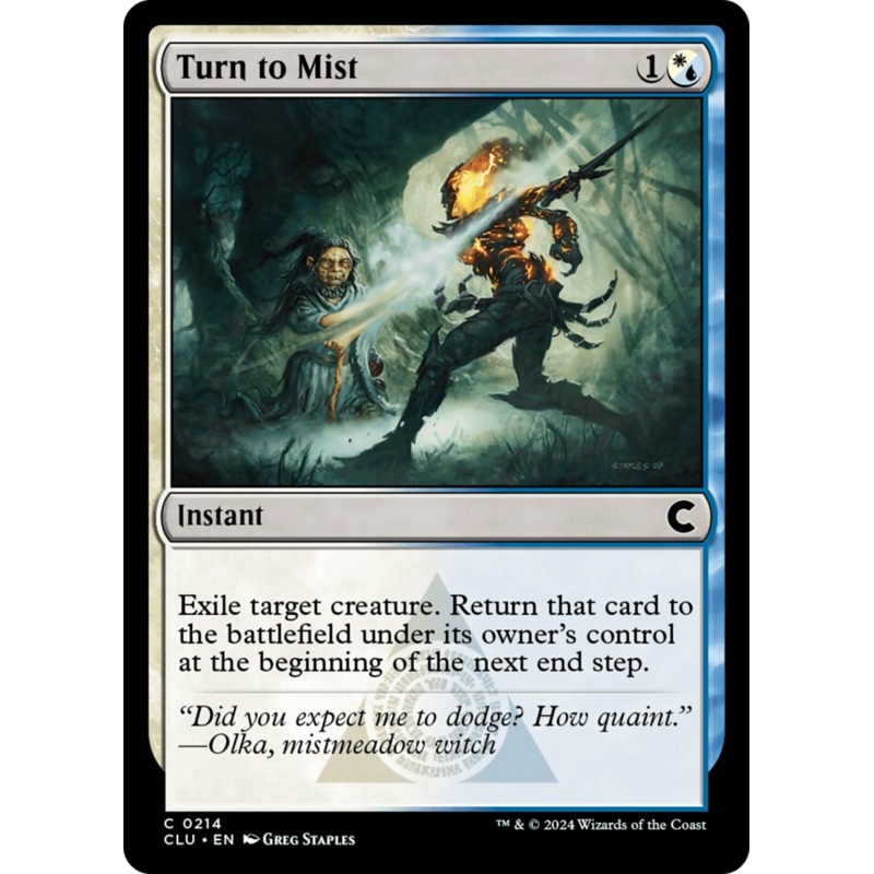 Turn to Mist [Ravnica: Clue Edition]