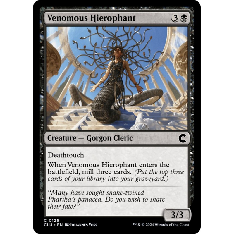Venomous Hierophant [Ravnica: Clue Edition]