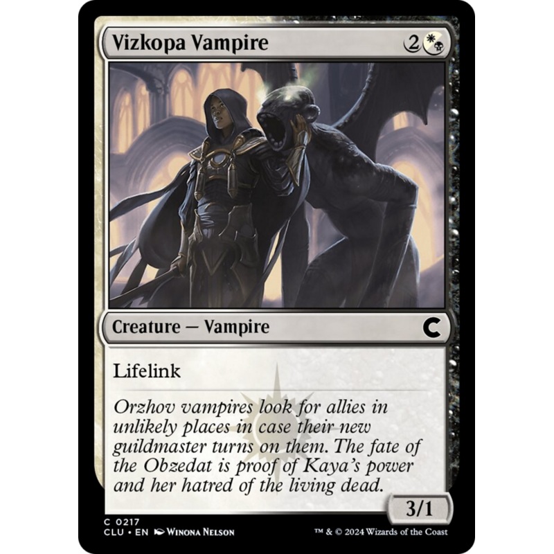 Vizkopa Vampire [Ravnica: Clue Edition]