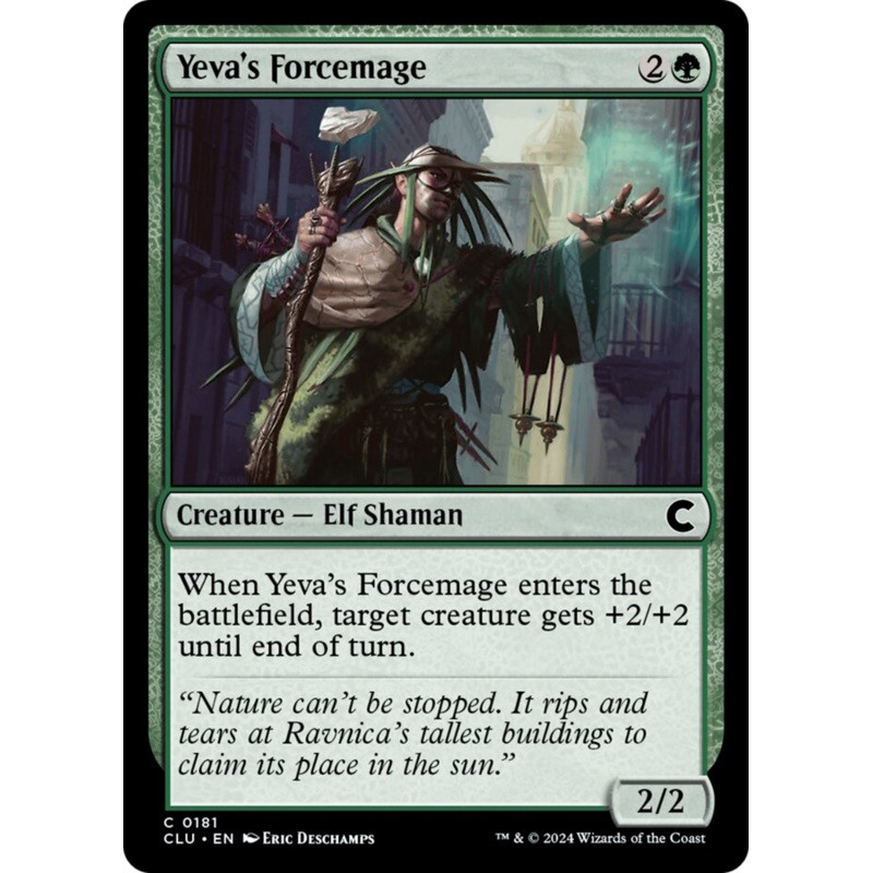 Yeva's Forcemage [Ravnica: Clue Edition]