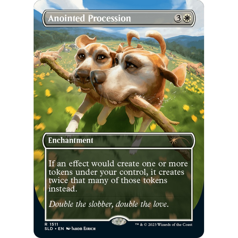 Anointed Procession // Anointed Procession [Secret Lair Commander Deck: Raining Cats and Dogs]