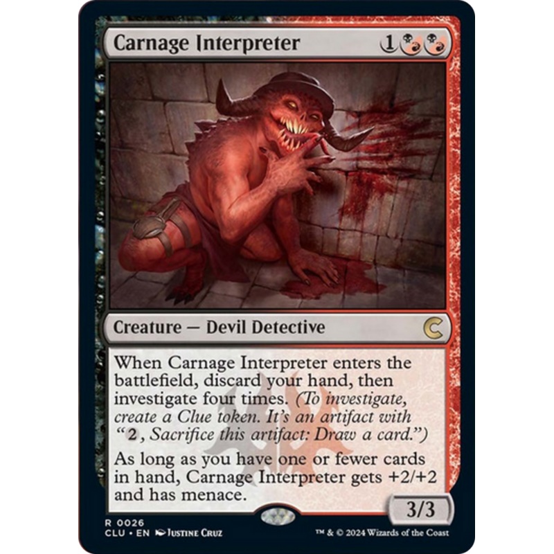 Carnage Interpreter [Ravnica: Clue Edition]