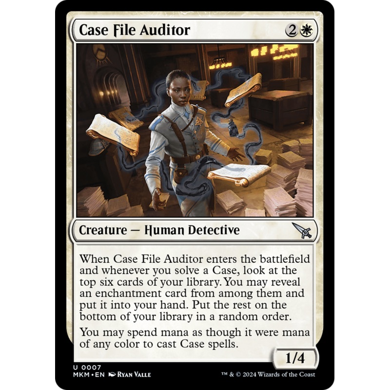 Case File Auditor (Black) [Murders at Karlov Manor]