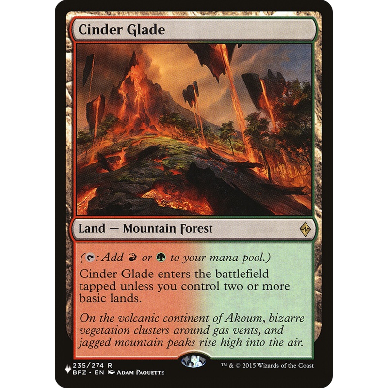 Cinder Glade [The List]