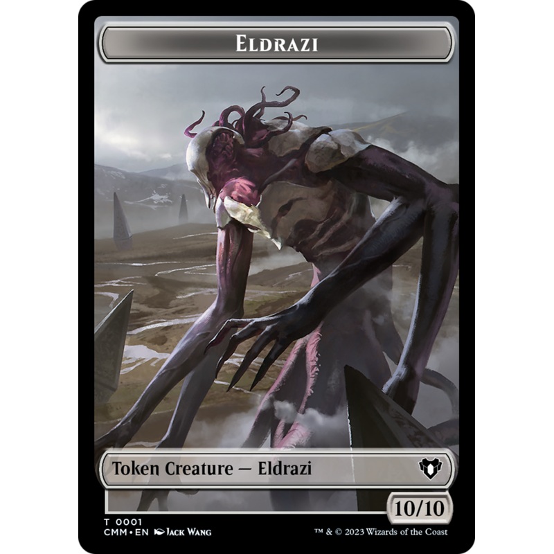 Eldrazi // Myr Double-Sided Token [Commander Masters Tokens]