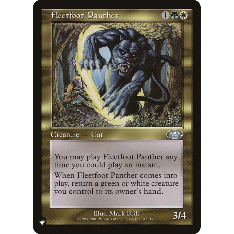 Fleetfoot Panther [The List]