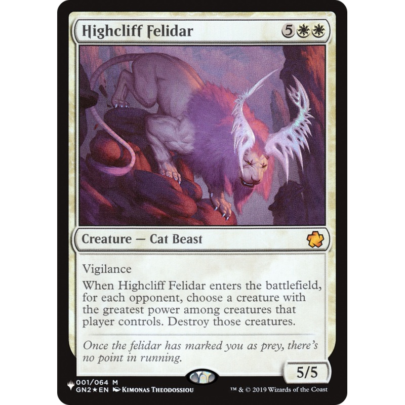 Highcliff Felidar [The List]