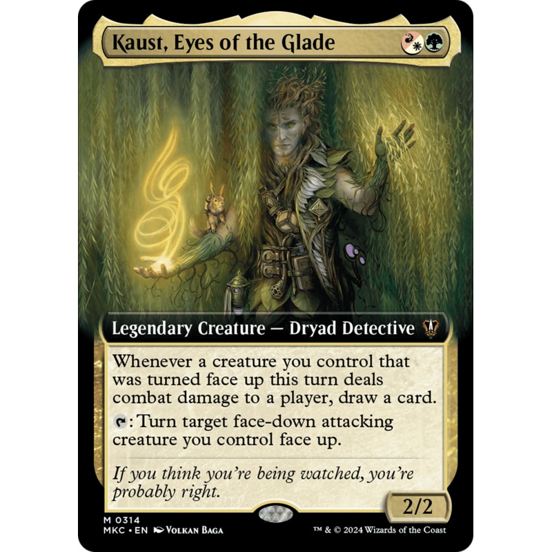 Kaust, Eyes of the Glade (Extended Art) [Murders at Karlov Manor Commander]