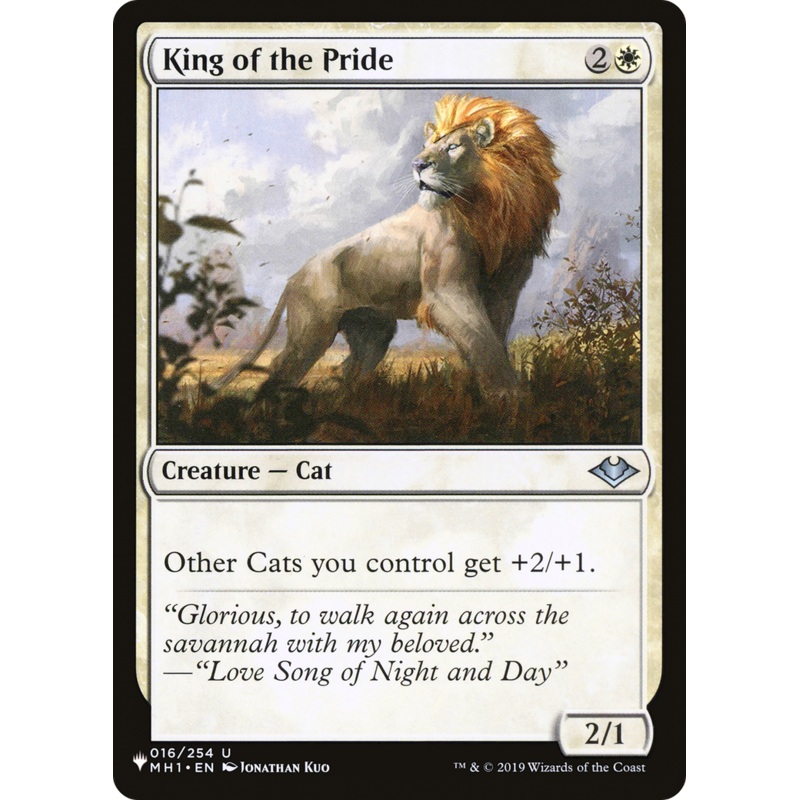 King of the Pride [The List]