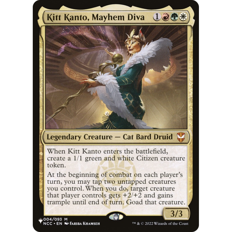 Kitt Kanto, Mayhem Diva [The List]